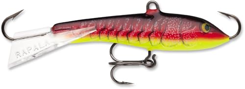 Rapala Vertical Jigging Rap – Ice Fishing Lure – Ice Fishing Jigging Lure | Walleye Pike and Perch Jig - color: Redfire Crawdad, size: Body Length: 1-1/2"