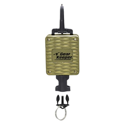 Gear Keeper Fly Fishing Net Retractor - Compatible with Most Nets - Various Mounting Options with QC-II Split Ring Accessory - Ideal Kayak & Fly Fishing Accessories - Made in USA - style: Aluminum Case