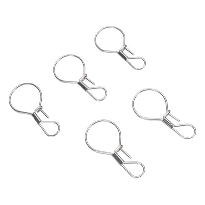 5PCS Stainless Steel Live Fish Lock Buckle – SingleHanded Fishing Stringer Clip for Freshwater & Saltwater Use, Rustproof Fish Holder for Bass Trout Snapper, Boat Rail & Cooler