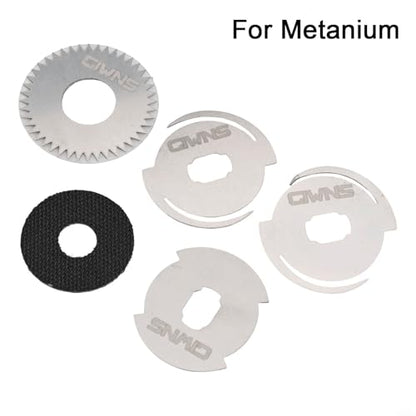 Fishing Baitcasting Reel Drag Clicker Kit With Gear Sprocket And Carbon Fiber Washer For Metanium Fishing Reel Maintenance Kit