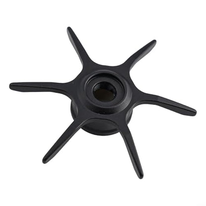Modified Star Brake For Abu Garcia Max Series B3/B4/P3/P4/P5 Fishing Reel, 6-Star Drag Adjustment Knob, Aluminum Alloy DIY Replacement Part (right hand black) - color: black, size: right hand