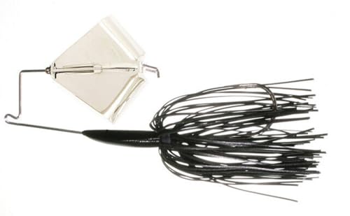 Buzzbait - color: Black/ Nickel Blade, size: 3/8 oz