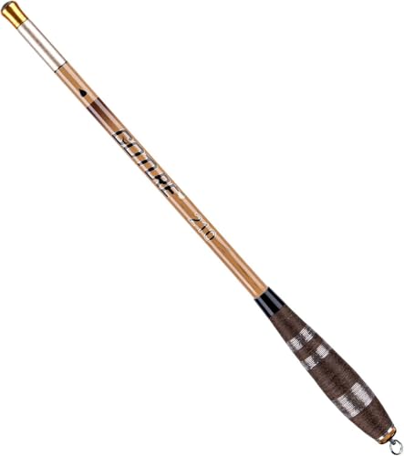 Goture Telescopic Mini Pocket Fishing Pole, Portable Fishing Hand Pole, Stream and Universal Fishing Rod, Ultralight High Strength Fishing Rods Fit for Beginners - color: wooden color, size: 4.5m/14'8''