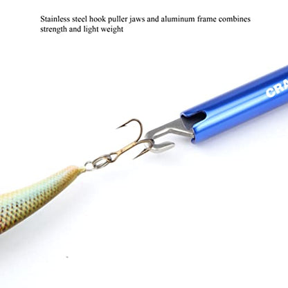 Fishing Hook Remover, Aluminum Fish Hook Remover Tool, Fish Hook Remover Tool Fishing Accessories 9.6in - color: Blue