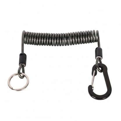 Retractable Fishing Tool Lanyard - Stainless Steel Tether for Pliers & Scissors, Anti-Loss Gear Clip for Boats, Kayaks (1 Pack) - size: 78.74 x 3.15 x 1.57"