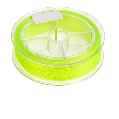 Fly Fishing Backing Line 50M/50Yards 20LB/30LB 8 Strands Polyester Braided Rope Strong Wire Accessories - color: Yellow, size: 50M 20LB