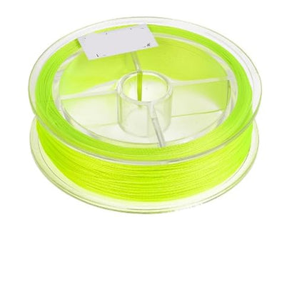 Fly Fishing Backing Line 50M/50Yards 20LB/30LB 8 Strands Polyester Braided Rope Strong Wire Accessories - color: Yellow, size: 50M 30LB