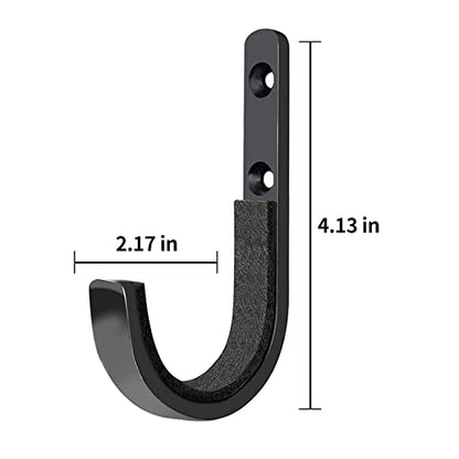 Metal Gun Rack Storage Rifles Shotgun Hooks Wall Mount Hangers for Any Rifles Shotguns Archery Bow with Soft Padding and Heavy Duty Steel… - color: 4Pack Black