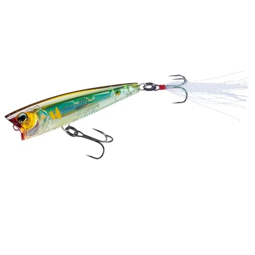 Yo-Zuri 3DB Popper, Floating, 3 Inch, 75mm, Gizzard Shad - color: Prism Ayu