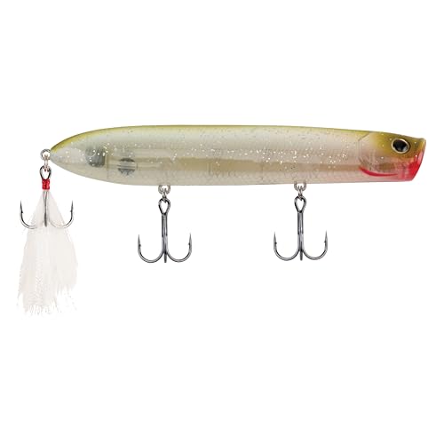 Berkley Choppo Topwater Fishing Lure, Black Chrome, 1/2 oz, 75mm Topwater, Enhanced Propeller Surface Area for Maximum Disturbance, Equipped with Sharp Fusion19 Hook - color: Black Chrome, size: 75mm - 1/2 oz