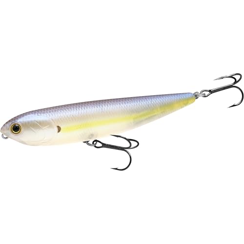 LUCKY CRAFT Sammy 100, Topwater Walking The Dog Action Freshwater Lake Bass Fishing Champion Bait - color: 250 Chartreuse Shad, size: 100