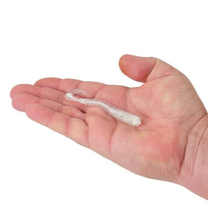 Berkley Berkley PowerBait Rib Worm - color: White Ice