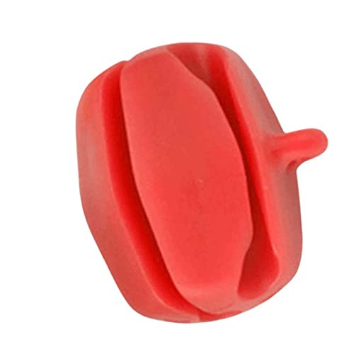 Portable Fishing Rod Fixed Ball Rod Puller Fixed Ball Practical Stop Lever Beam Soft Anti Collision Pole Ball for Outdoor Fishing, red