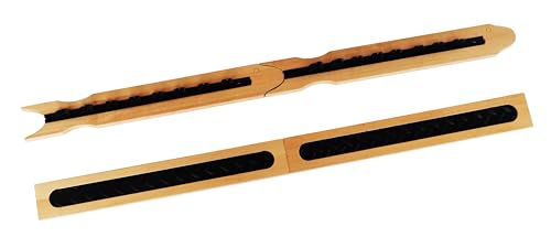 Old Cedar Outfitters Modular Wall Rack for Fishing Rod Storage, Holds up to 8 Fishing Rods - color: Hardwood