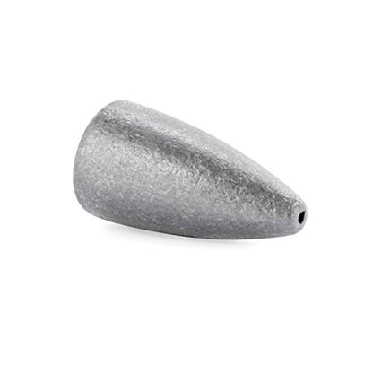 Dr.Fish 50 Pack Bullet Fishing Sinkers Worm Weights Lead Fishing Weights Bass Fishing Sinker Freshwater Texas Carolina Rig Punch Shot - size: 1oz-30 Pack