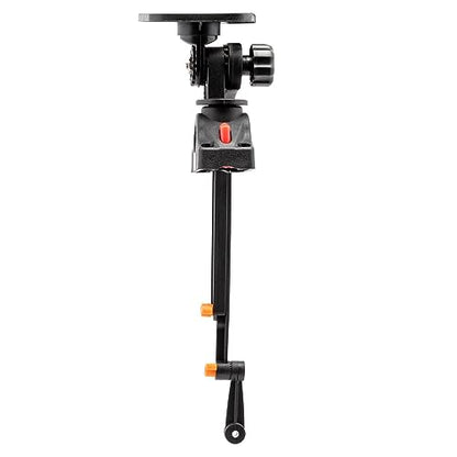 Extreme Max 3006.8669 Universal Fish Finder Head Unit & Transducer Arm Rod Holder Mount for SUPs & Kayaks, Black