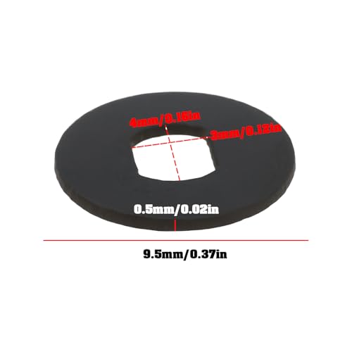 SING F LTD 10-Pack Spool Shim Washers 10BXN 9.5 x 3 x 0.5 mm, Compatible with Shimano RD3503 Spinning Reel