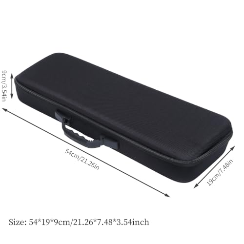 Gonetre Fishing Rod Case EVA Shockproof Hard Shell Fishing Pole Reel Gear Storage Bags Organizer