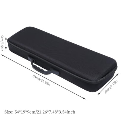 Gonetre Fishing Rod Case EVA Shockproof Hard Shell Fishing Pole Reel Gear Storage Bags Organizer
