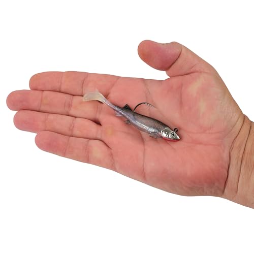 Berkley PowerBait Minnotator Fishing Soft Bait - color: Silver Smelt, size: 3.5 in - 3/8 oz