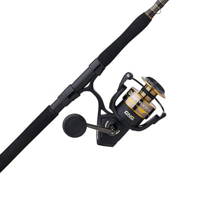 Penn Battle IV Spinning Reel and Fishing Rod Combo - size: 6000 Size Reel - 7' - Medium Heavy - 3pc, style: Battle IV