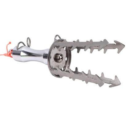 Compact Fishing Lure Clip, Stainless Steel Fish Hook Remover Tool for Stream and Lake Fishing, Portable for Hiking and Camping Travel