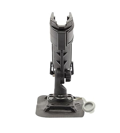 Extreme Max 3006.8618 Fishing Rod Holder with Easy-Install Universal Mounting Bracket for Inflatable Boat, Black
