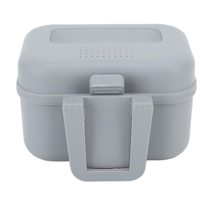 Haofy Bait Holder, Secure Fishing Bait Station Grey Heat Lightweight for Outdoor (S)