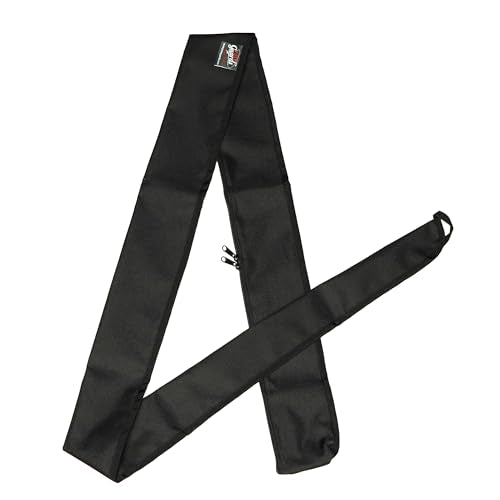 Full-Enclosure Fishing Rod Sleeve Bag Cover Sock Protector. Fits Conventional & Spinning Rods. Made in USA - color: Black, size: 10' feet (120 inches long), style: 8 inches in circumference