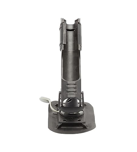 Extreme Max 3006.8618 Fishing Rod Holder with Easy-Install Universal Mounting Bracket for Inflatable Boat, Black