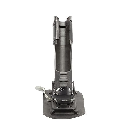Extreme Max 3006.8618 Fishing Rod Holder with Easy-Install Universal Mounting Bracket for Inflatable Boat, Black