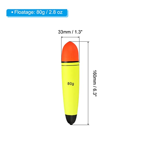 PATIKIL Fishing Slip Bobbers EVA Fishing Float for Saltwater Freshwater Fishing - style: 2.8oz