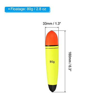 PATIKIL Fishing Slip Bobbers EVA Fishing Float for Saltwater Freshwater Fishing - style: 2.8oz