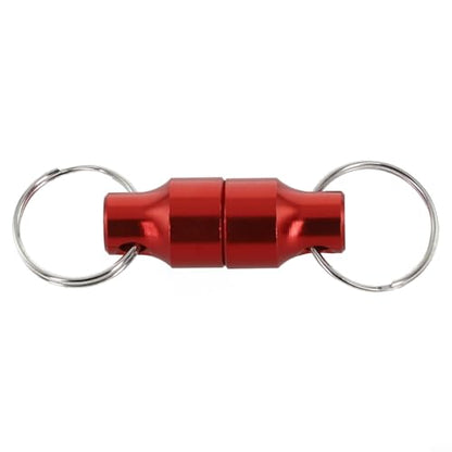 Magnetic Net Release with Carabiner for Fly Fishing, Aluminum Alloy Magnet Clip Holder with Retractable Lanyard for Securing Nets or Tools in Freshwater and Saltwater Angling