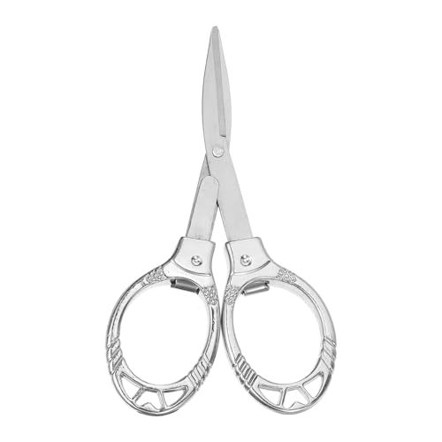 PATIKIL Folding Scissors Mini Fishing Braided Line Cutter Paper Portable Scissors for Fishing, Classroom Activities, Arts and Crafts Projects