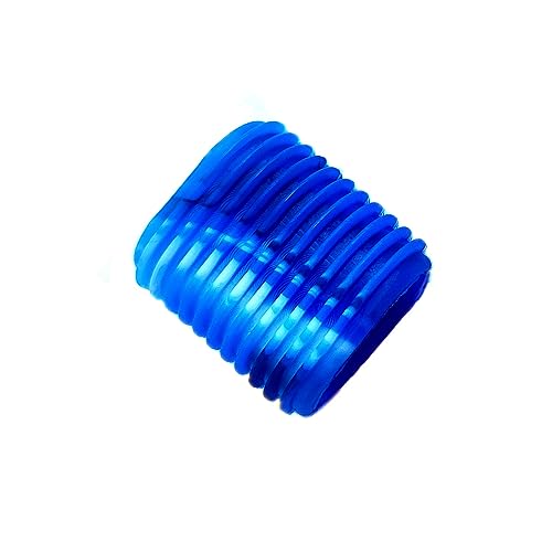 12PCS Rubber Fishing Reel Handle Grip Sleeve Non-Slip Baitcaster Knob Covers for Casting or Spinning Reel (Blue)