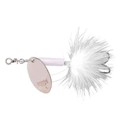 Strike King Bitsy Spinner Wire Bait - color: 204 - White, size: 1/8 oz