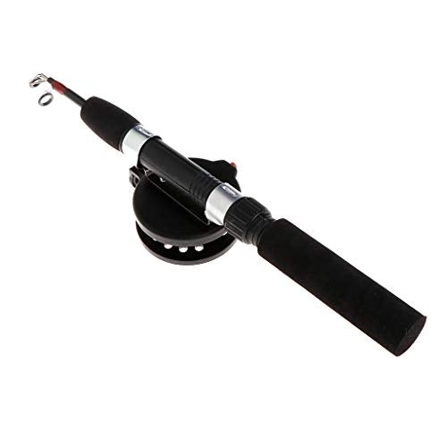 1 Set Fishing Rod With Fishing Reel Short Portable Winter Outdoor Ice