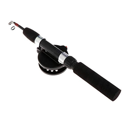 1 Set Fishing Rod With Fishing Reel Short Portable Winter Outdoor Ice