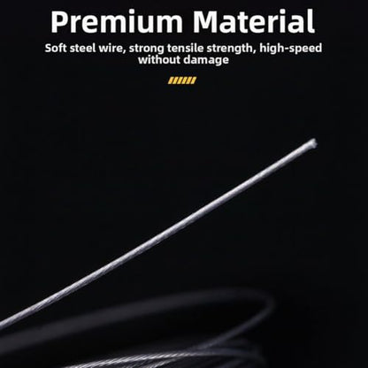 Saltwater Fishing Leader Stainless Steel 10 Meter Wire Spool Bite Proof For Lure Fishing And For Deep-Sea Angling Applications - size: 200 lb