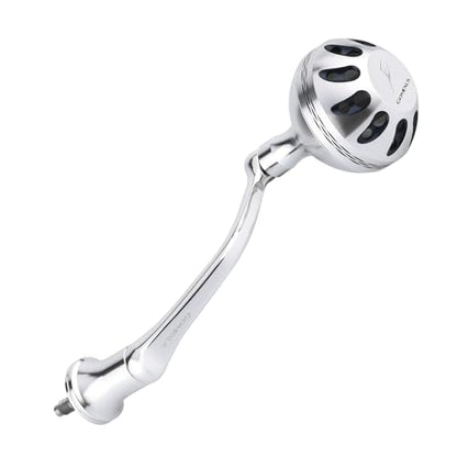 GOMEXUS Power Handle for Shimano Stradic FL FM Stella Vanford Vanquish Nasci Twinpower 1000-5000 Spinning Reel Replacement Crank - color: Silver Blue