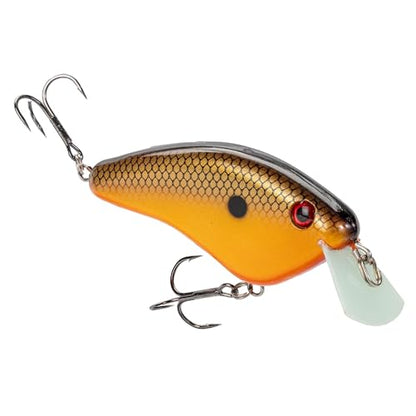 Strike King Hardliner Fishing Lure, Flat Sided Crankbait, Circuit Board Lip, Extra Tight Wobble, Size 4 Treble Hooks - color: Baby Carp