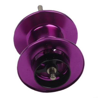 FABULETTA Baitcasting Spool Replacement, Aluminum Alloy Remote Throw Spool, Compatible with Tatula SV TW 100 19 100 Casting Reel Parts - color: Purple