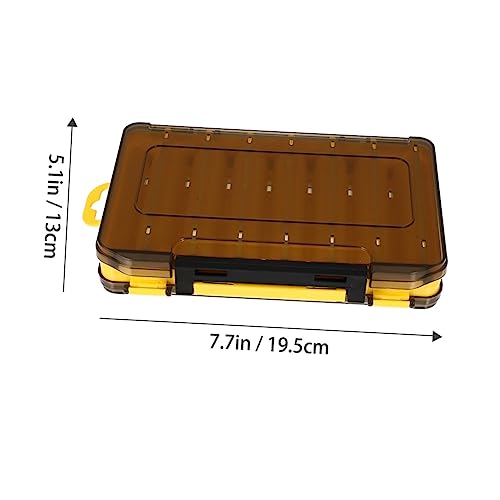 BESPORTBLE 2pcs Fishing Lure Case Drainage for Bass High-grade Organize Baits Fishing Bait Storage