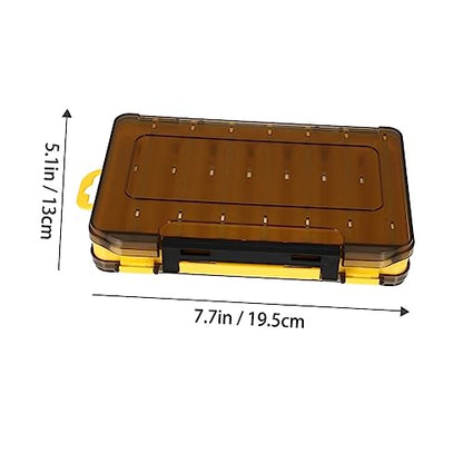 BESPORTBLE 2pcs Fishing Lure Case Drainage for Bass High-grade Organize Baits Fishing Bait Storage