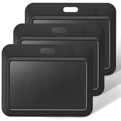 Uniclife 3 Pack Sliding ID Badge Holder Black Horizontal Hard Plastic Case with Clear Window Card Protector Pouch for Office School ID Credit Cards Proximity Key Cards Driver’s Licenses and Passes | Hard black sliding horizontal case with clear window pro