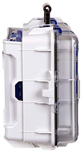 Flambeau Outdoors 3000WPBC Tackle Box - HD Waterproof Tackle Satchel System, Includes 2 Removable WP3012 Ultimate Waterproof Tuff Tainers, Floating Satchel, Fishing Tackle and Gear Storage, Gray/Clear - size: 3000 Series, style: With Base Cage