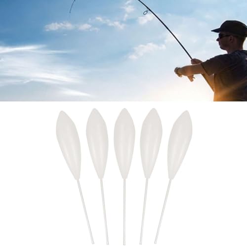 5PCS Acrylic Casting Bobbers 15g-30g – Inline Surface Fishing Floats for Long Distance Casting | Terminal Tackle for Trout, Bass, Carp & Sea Fishing - size: 15g