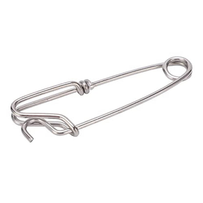 Longline Fishing Snap Clips, Stainless Steel Longline Branch Hanger Snap Swivels fl-Oat Line Tuna Clip Fishing Accessories, Downrigger Release Clip, 5Pcs Tuna Clips for Floats Tuna Fishing Line Fis