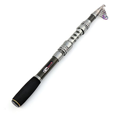 Sougayilang Fishing Rod Reel Combo with Telescopic Fishing Pole Spinning Reel Carrier Bag for Travel Saltwater Freshwater Fishing - size: 7.87 ft, style: C-only Fishing Rod